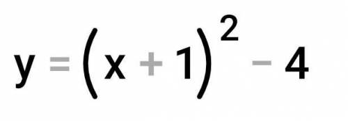 Постройте график функции y=x2 + 2x -3