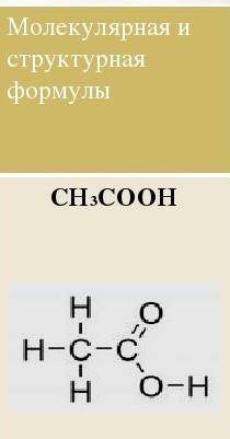 Молекулярна формула етаної кислоти​