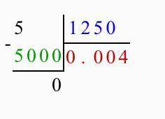 0,5:125=? столбиком ​
