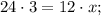 24 \cdot 3=12 \cdot x;