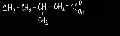 3 метилпентанова кислота написать формулу​