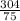 \frac{304}{75}