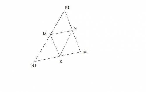 // // Середина сторон треугольника АВС имеют координаты М(3; -2; -4), N(-6; 4; -10), K(-7; 2; -12)[а