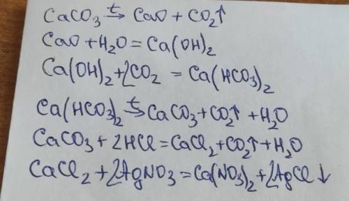 Напишите уравнения реакций, в которых могут быть реализованы такие превращения!