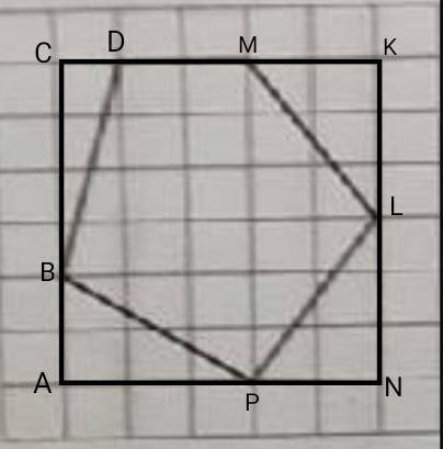 Найдите площадь фигуры изображённой на клетчатой бумаге с размером клетки 1см*1см ответ дайте в квад
