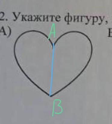 2. Укажите фигуру, которая имеет только одну ос, симметрии[1] А)B)СОР3. Изобразите вектор АВ Укажит