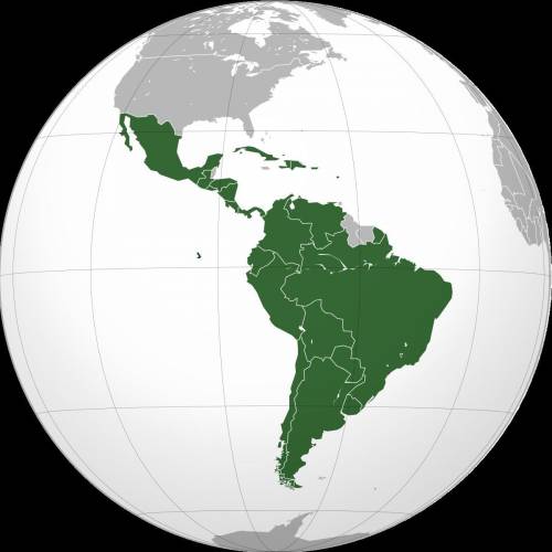 Нанесите на контурную карту латинскую Америку 7 класс​