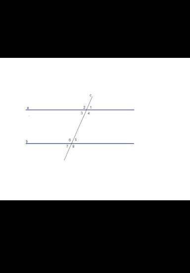 Найдите все углы образованные при пересечении двух параллельных прямых третьей если один из них 56°