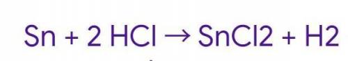 А) Sn + HCI=Hel​