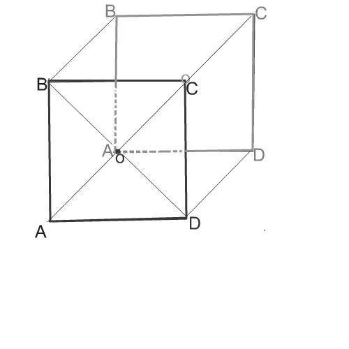 Два квадрата ABCD вектор on построить квадрат a b C d в которые происходит квадрат Abcd при паралейн