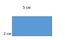 Постройте прямоугольник,одна сторона которого 5 см,а другая-на 3 меньше. Найдите его периметр