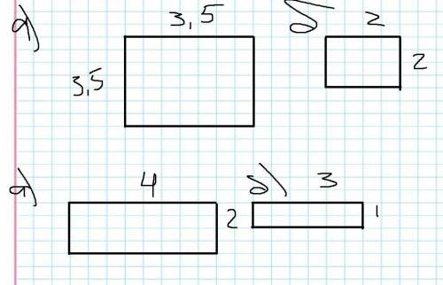 Начертите и назовите фигуры: 1) квадрат, сторона которого равна а) 3 см 5 мм; b) 2 см;2) прямоугольн