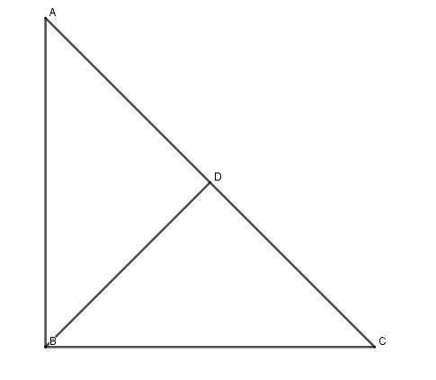 Висота прямокутного трикутника проведена до гіпотенузи ділить її на відрізки 9 и 16 см