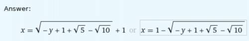 Y= √5-x-√10-x^2+3x решите систему