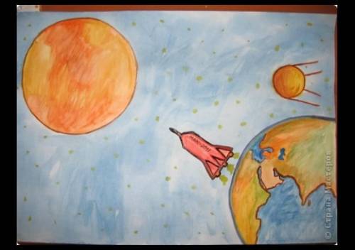 Найдите рисунки с интернета на тему день космонавтикиЛЁГКИЕ, КРАСИВЫЕ и интересные​