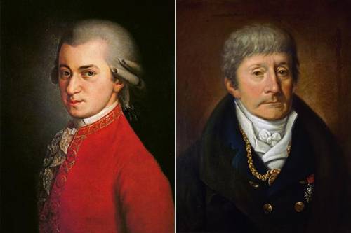 Портрет моцарта и сальери​