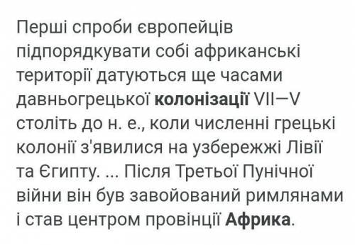 Як відбувалась колонізація Африки?​