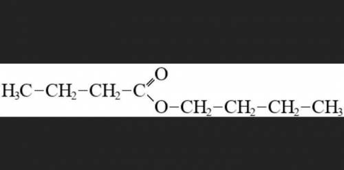 Бутановый эфир масляной кислотысокращённая структурная формула​