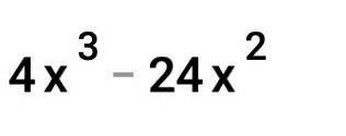 Найти дискриминант 4x^2(x-6)