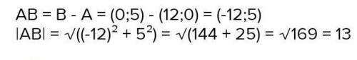 Знайти координати і довжину вектора AB, якщо А(2;4); В(3;-2).​