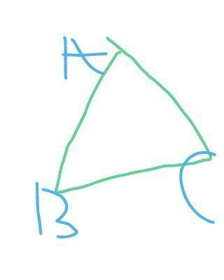 A) Постройте треугольник АВС по трем сторонам. b) Постройте медиану, проведенную к стороне AВ. , сор