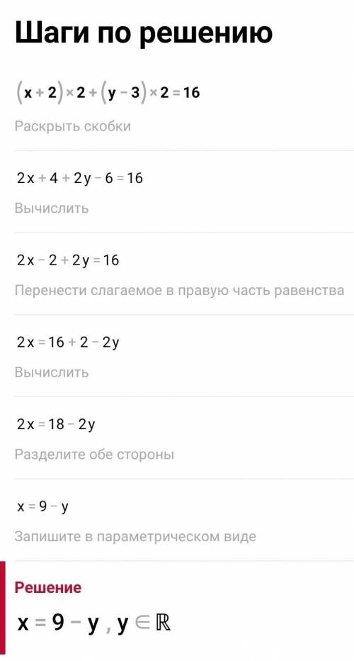 Постройте окружность: (х+2)2 + (у-3)2=16