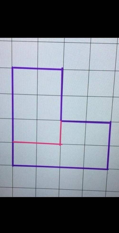 Разделите фигуру по линиями сетки на две равные части​