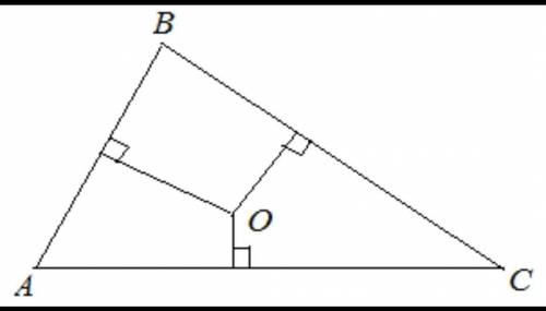 3. а) Постройте треугольник ABC по трем сторонам.b) Постройте серединный перпендикуляр к стороне AB​