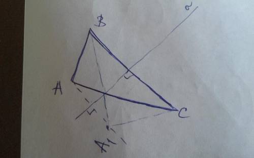накресли довільний трикутник, проведи серединний пенпендикуляр однієї з його сторін. побудуй фігуру,