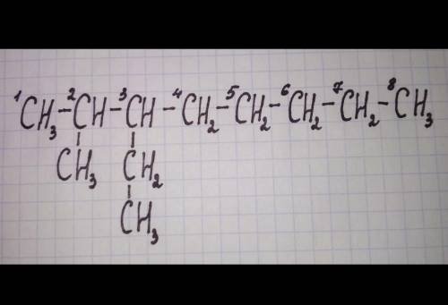 3-етил-3-метилоктан Структурна формула ​