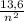 \frac{13,6}{n^{2}}