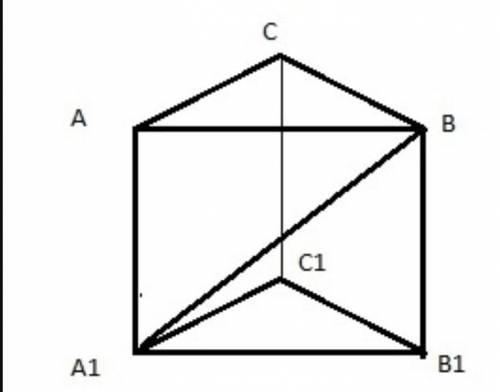 Вычислите площадь боковой поверхности правильной треугольной призмы, если сторона основания равна 3