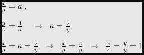 4. Если х/у=a ,y/z=1a , то чему равно x/z ?​