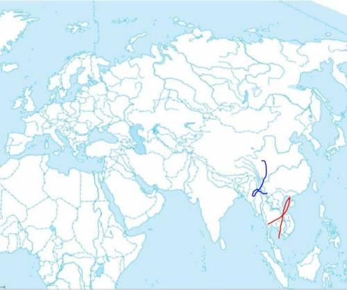 Найдите на карте виды полезных ископаемых региона (Восточная Азия)