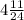 4 \frac{11}{24}