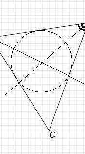 Изобразите 2 рисунка а) Окружность описанную около треугольникаб) Окружность вписанную в треугольник