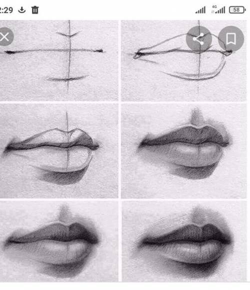 Как мне нарисовать реалистичные губы кто умеет поделитесь опытом ​