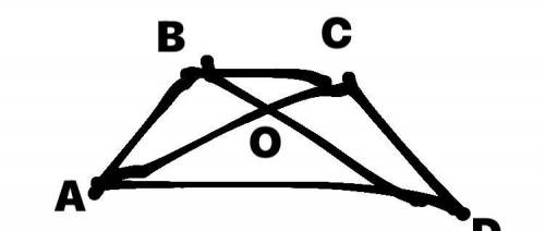 В трапеции ABCD (ВС параллельно AD) ВС = 9 см, AD = 16 см, BD = 18 см. О – точка пересечения АС и BD
