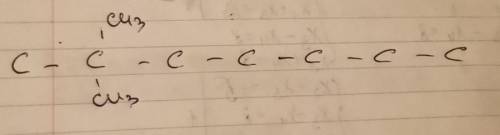 Можете написать как делать структурную фомрулу, на примере 2-2 диметил 1)ди это два а значит 2 углер