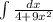 \int\limits {\frac{dx}{4+9x^{2} } }