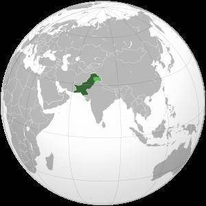 В какой части света находится Пакистан? ​