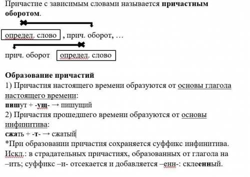 Что такое причастие? Какие бывают виды причастий? Как образуется причастие? Что такое причастный обо