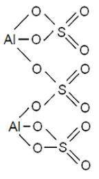 Графическая формула сульфата алюминия​