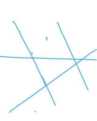 Покажи как трямя прямыми можно разбить плоскость: а) на 3части ). Б) на 5 частей