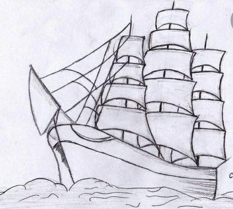 Как нарисовать рисунок по рассказу синдбада морехода легко и поэтапно