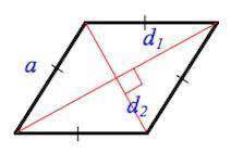 Сторона ромба 25 см а одна из диагоналей равна 48 см.Найдите площадь ромба. А)600 см^2 B)1200 см^2 C