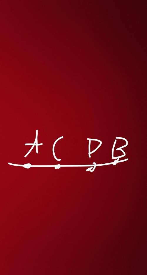 22. Отметьте на прямой точки A, B, C и D так, чтобы точ- ка С лежала между точками А и В, а точка D