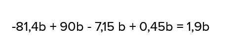 -81,4b+90 b-7-15 b+0,45 b