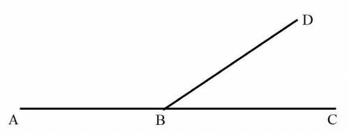 5. Луч BD делит развернутый угол АВС на два угла ABD и DBC. а) Найдите величины этих углов, если уго