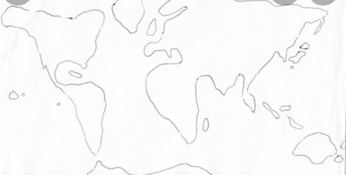 Как легко нарисовать карту мира поставлю ​